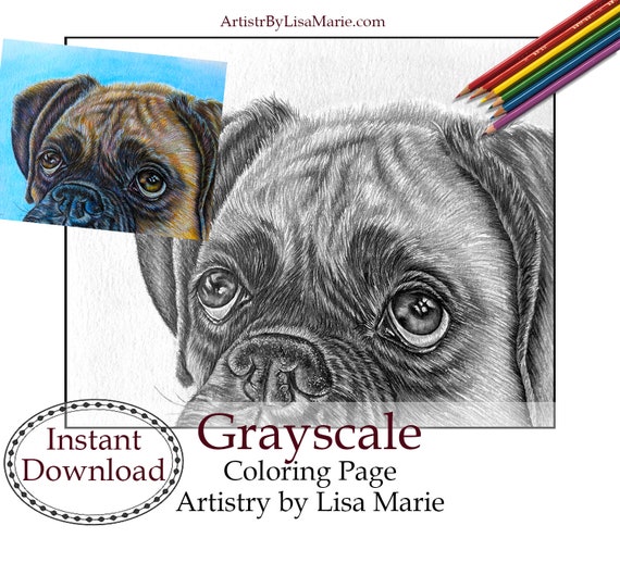 Grayscale Printable Instant Download Digital Stamp - Etsy