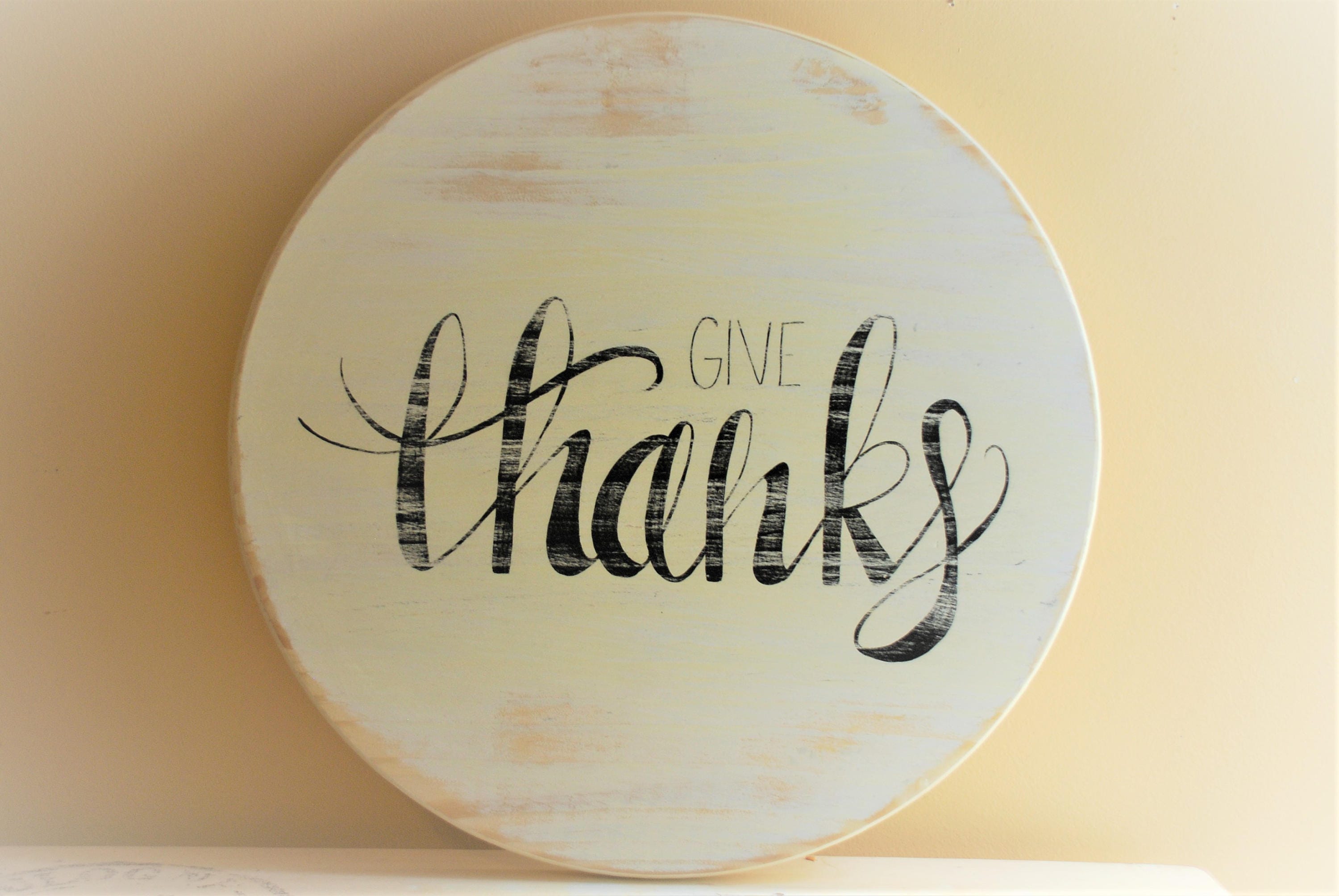 18 Give Thanks Lazy Susan Housewarming Gift Gift for | Etsy