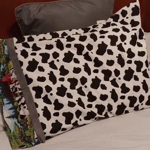 Pillow Case cow print design