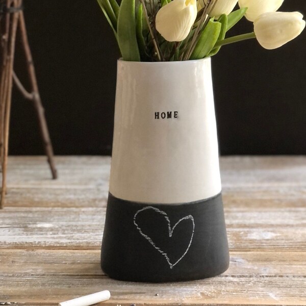 Chalkboard Vase Etsy
