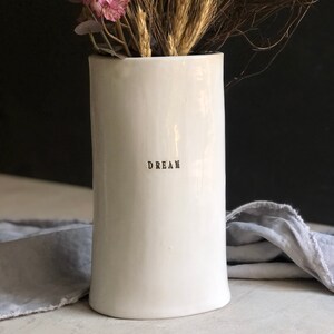 SALE: Handmade ceramic DREAM vase (Ready-to-ship)