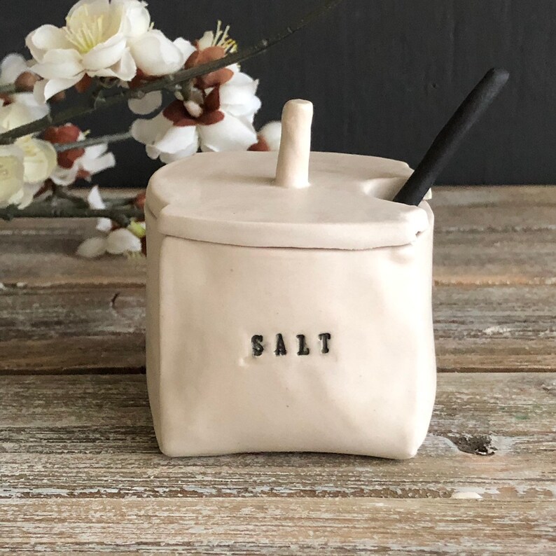 salt cellar with lid salt cellar with lid