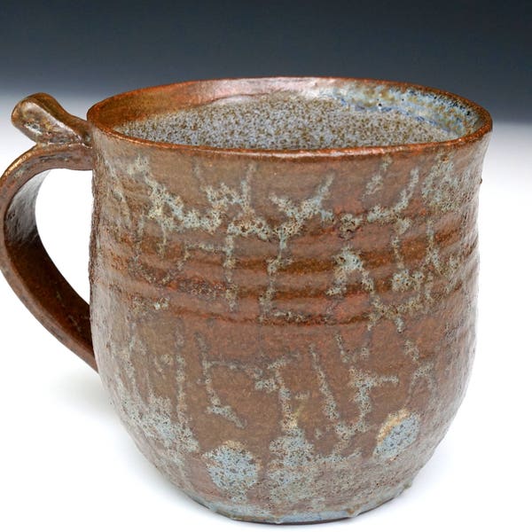 Ceramic Mug - Handmade Coffee Cup - Rustic finish - Large