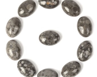 White Stone Round 14mm Beads B4726 Qty 6