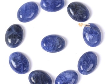 20mm Sodalite oval flatback cab cabochon DIY jewelry making