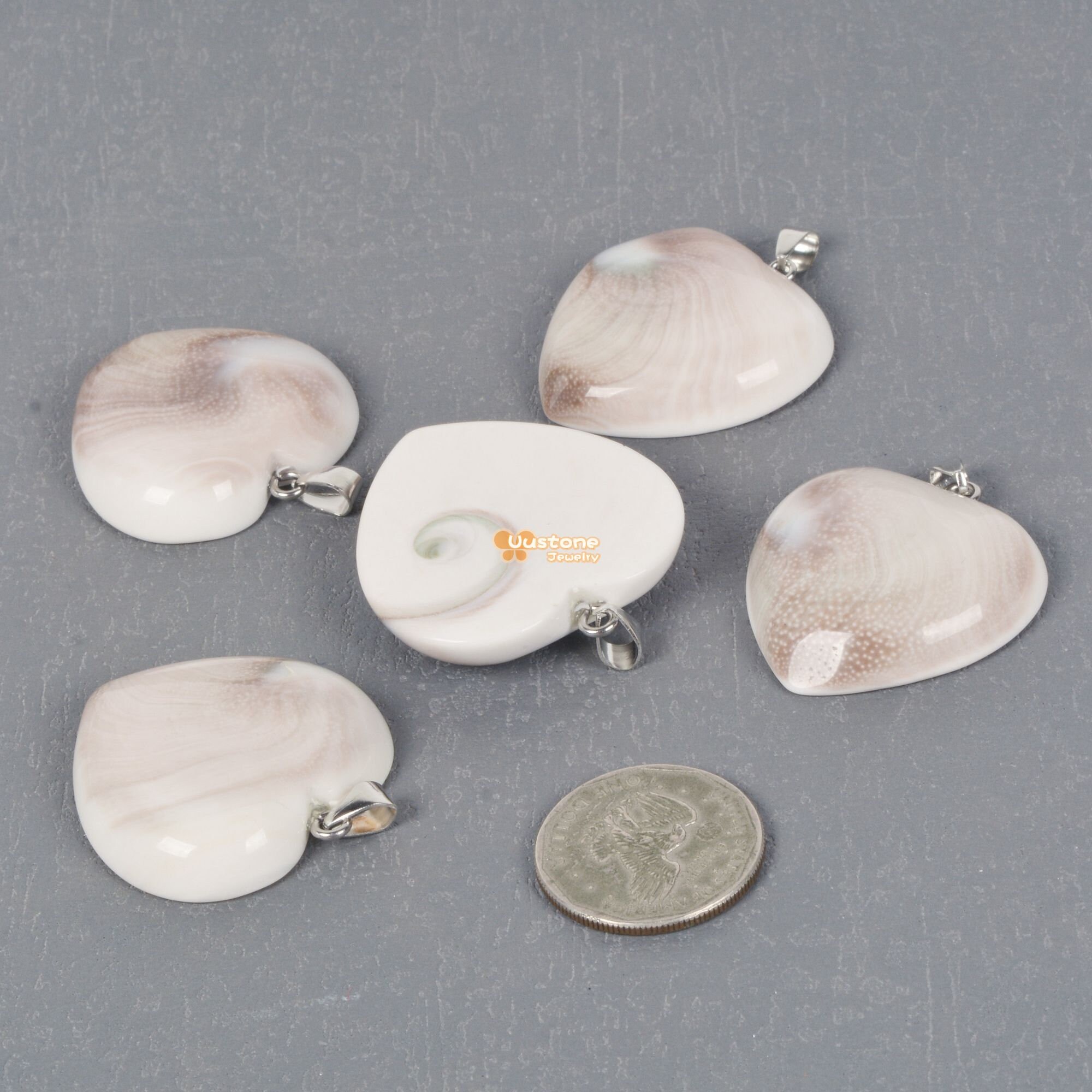 29☆❁¨̮プロフお読みください✧︎*。様　シヴァアイシェル　ハート　握り石 シヴァアイシェルハート型エスニックファッションペンダントDIY