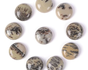 May include: Ten round, smooth, polished stones with a beige and brown marbled pattern.