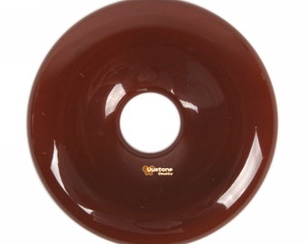 g0128.45   30mm Red agate  donut gemstone pendant focal bead