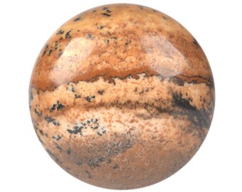 30mm Landscape view picture jasper round flatback cab cabochon