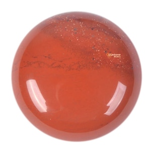 25mm Red Flame jasper round flatback cab cabochon
