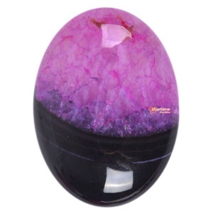 30mm Dyed Rose drusy druzy crystal agate oval flatback cab cabochon