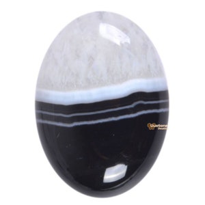 25mm  White drusy druzy crystal black agate oval flatback cab cabochon