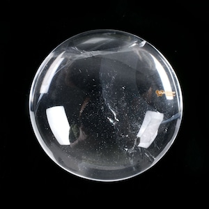 30mm Clear quartz round cab cabochon