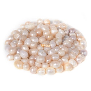 Pearl Polished Chips Crushed Tumbled Stone Crystal Healing Embellishments 100 Grams