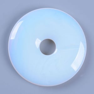g2722.2  50mm Synthetic opalite donut focal pendant bead