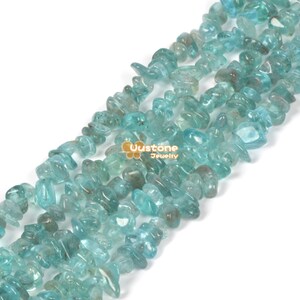 Natural Light Apatite Freedom Chips Loose Beads 5-10mm for Jewelry Making DIY Handmade Craft 16 inch