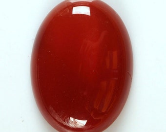30mm Red agate  oval flatback cab cabochon