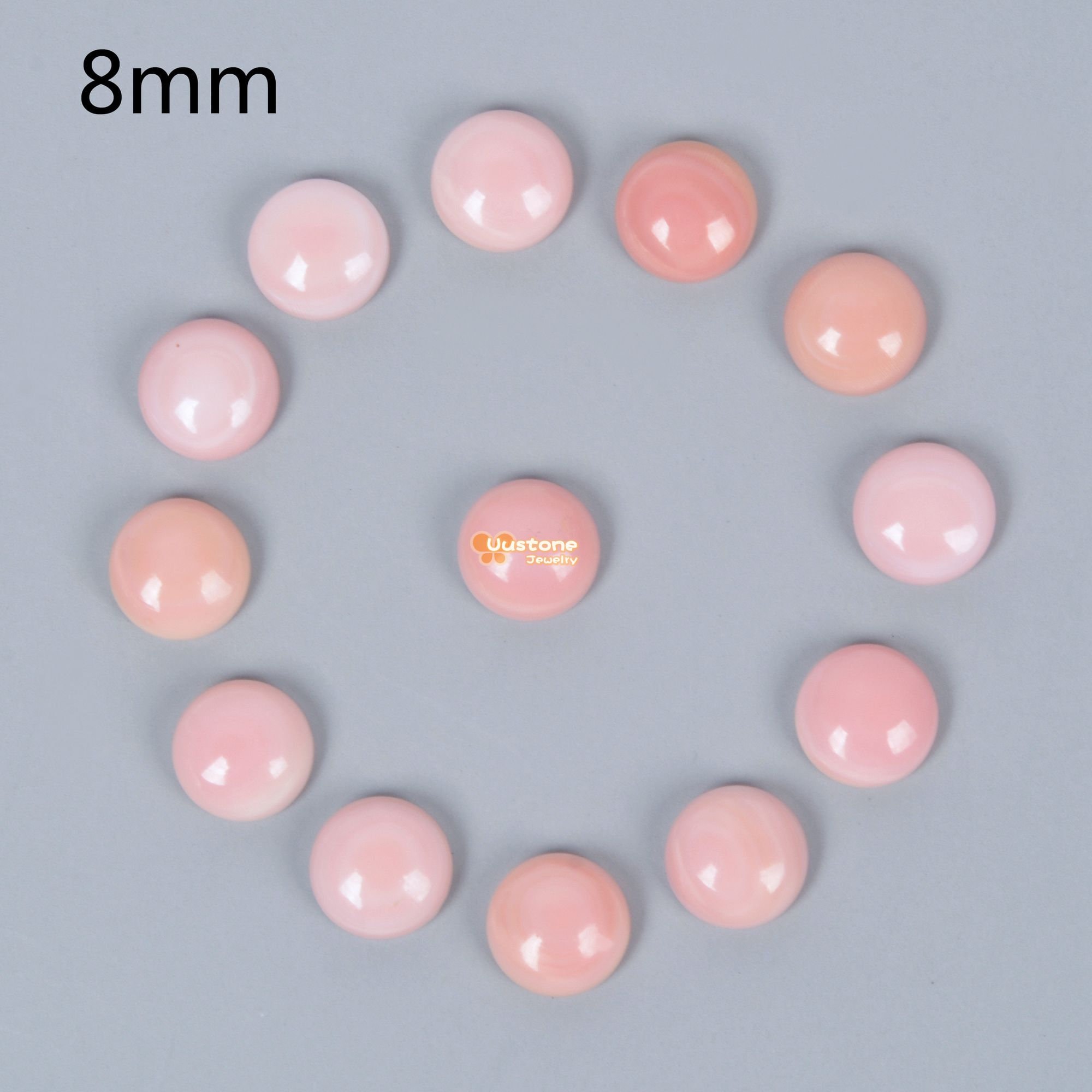 5 Pz/lotto Pietre Naturali Cabochon Perline Rotonde 6 8 10 12 14 - Foto 2