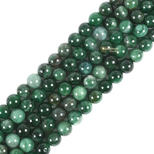 8 mm groene lepidoliet ronde bal losse kralen edelsteen kraal sieraden maken handgemaakte streng