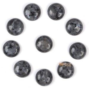 18mm Larvikite gemstone round cab cabochon