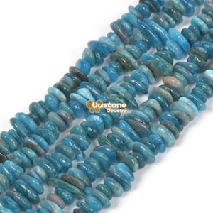 Natural Dark Apatite Freedom Chips Loose Beads 5-14mm for Jewelry Making DIY Handmade Craft 16 inch