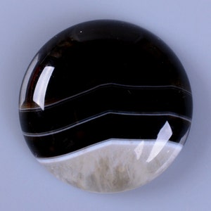 30mm Black drusy agate crystal round flatback cab cabochon