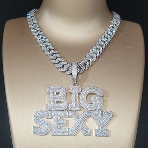 Pingente de letras de bloco de hip hop com corrente de elos cubanos de 12 mm, pingente de nome personalizado com gelo completo para homens, colar de nome personalizado, joias de rua