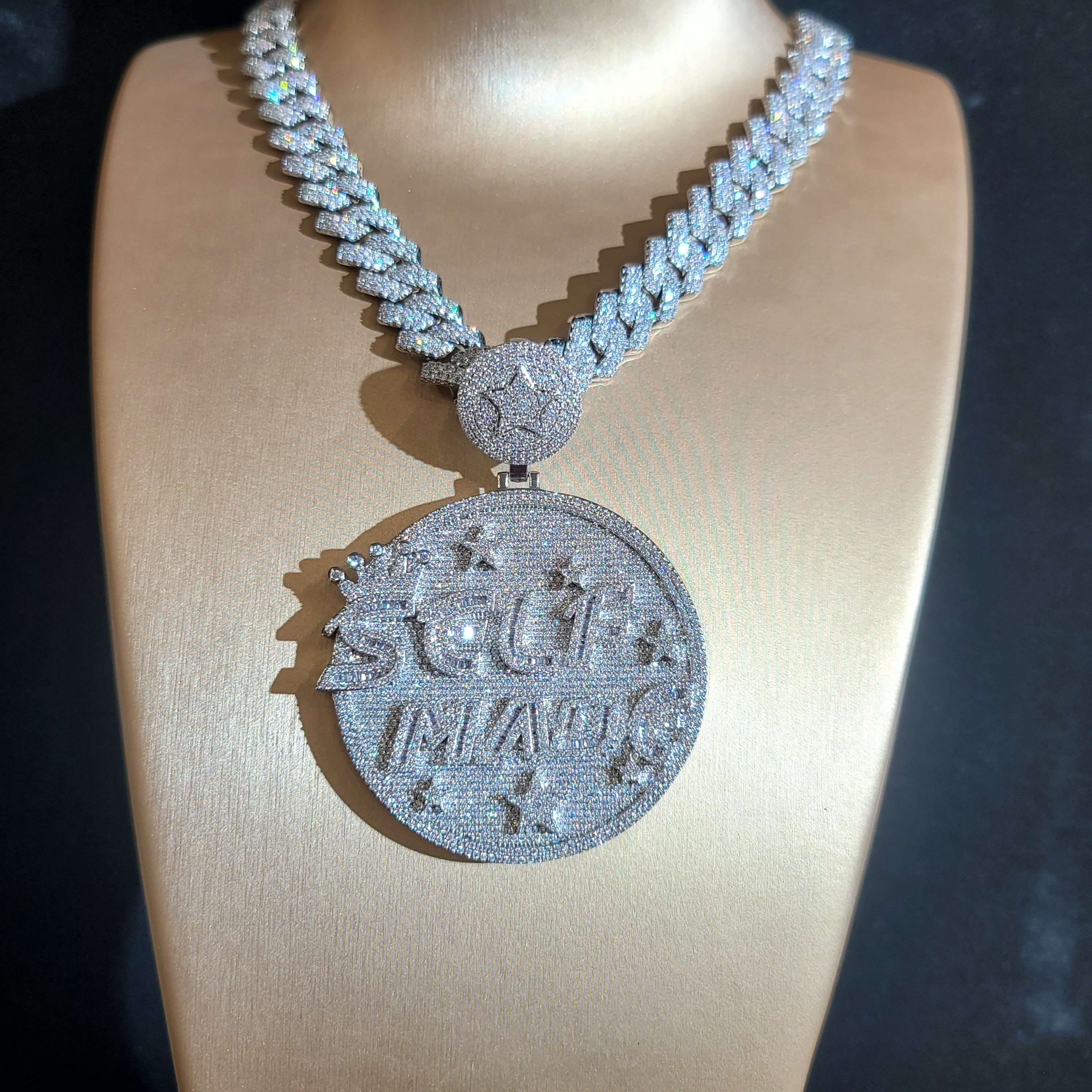 Iced out big pendants discount