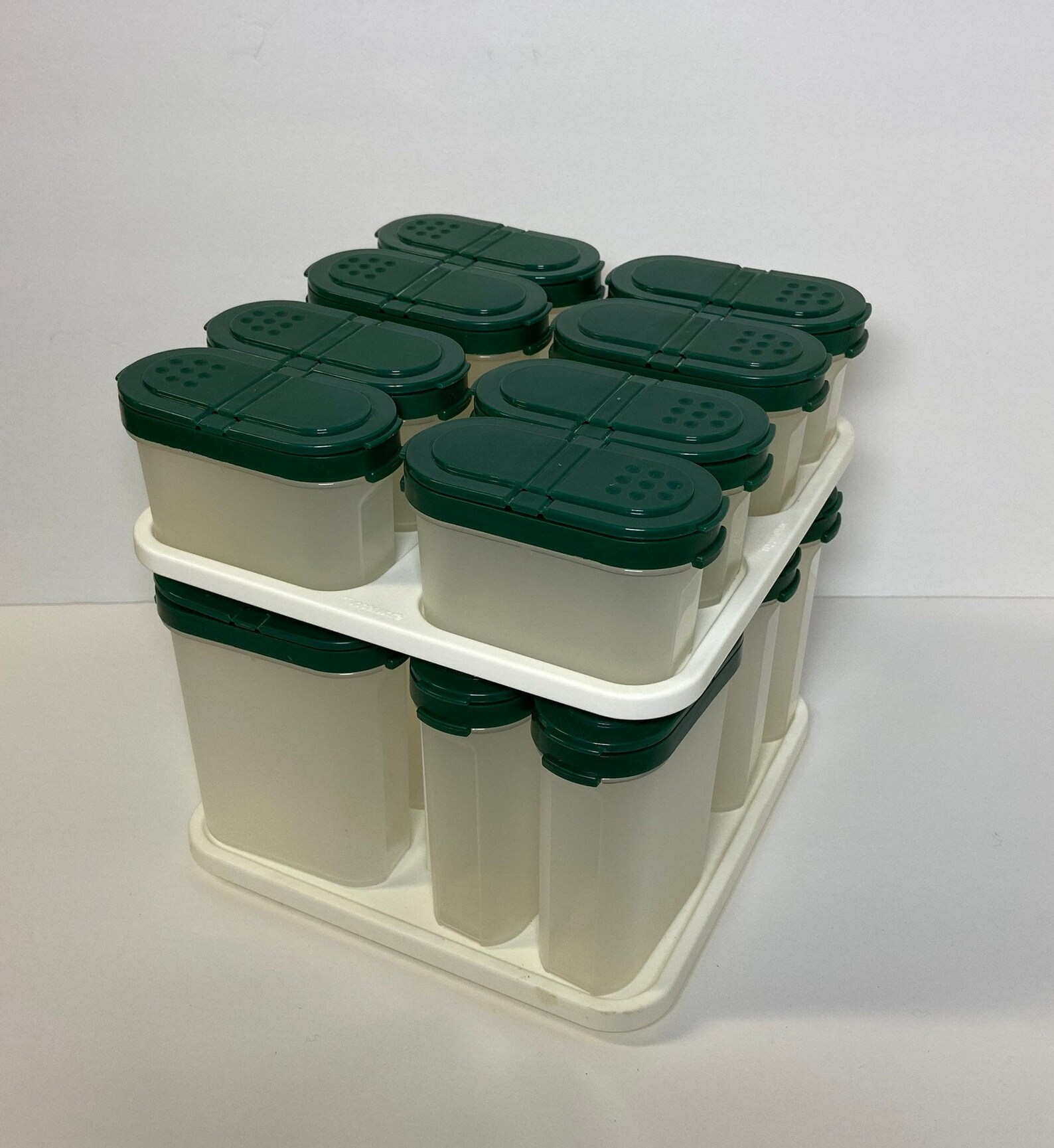 Tupperware Modular Mates Spice Rack Spice And Shakers Green Etsy