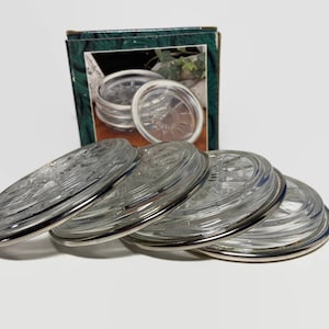 Ensemble de sous-verres en Verre avec monture en argent, 1996 International Silver Company, NIB image 7