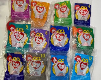 McDonald’s Happy Meals Full Set TY Teenie Beanie Babies 1998 - 1-12