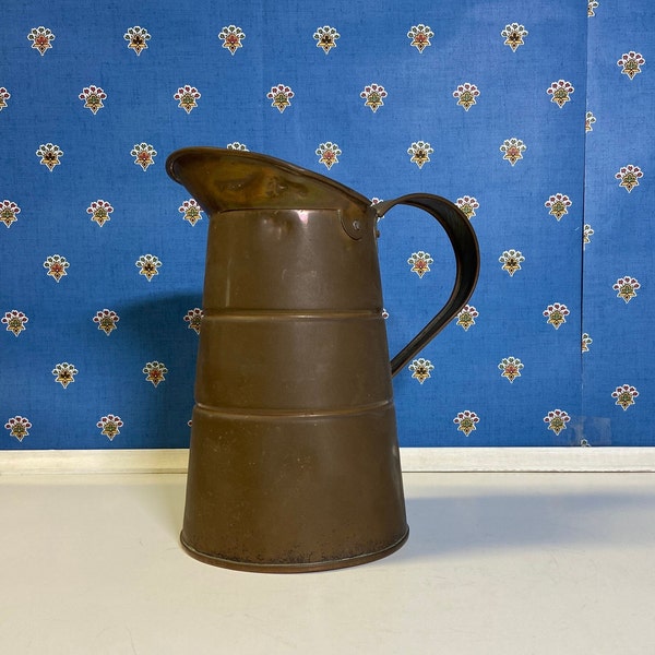 Antique Copper Pitcher