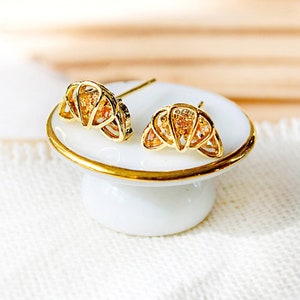 Croissant - Earrings Food Collection - Pastry - Food 925 Silver