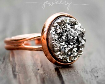 Rose Golden Ring-"Funkelsteine"