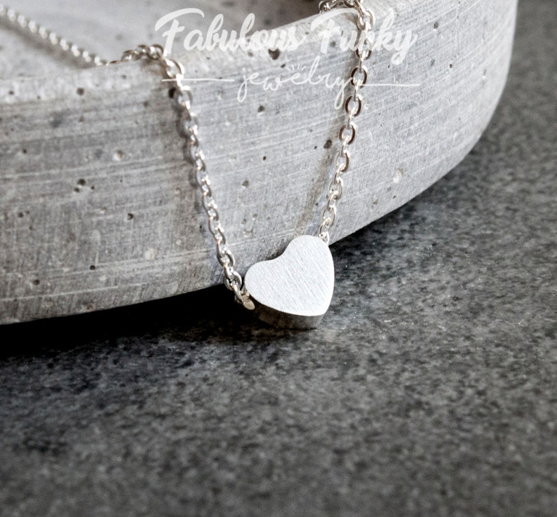 Herz Kette Edelstahl Herzkette Geschenkidee Love Bild 7