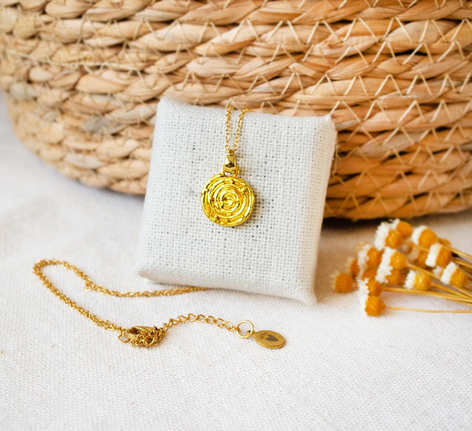 Collana Catena Rolo In Oro Giallo 14 Carati, Larghezza 2,3 Mm, Lunghezza Regolabile, Chiusura Moschettone, Finitura Lucida, 4,6 Grammi - 2