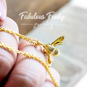 BESTSELLER Busy bee bee necklace gold-colored / silver-colored gift statement 925 animal message Mother's Day image 7