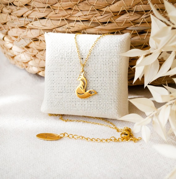 Fuchs Kette - Edelstahl Bohemian l Boho l Fox Tier Animal