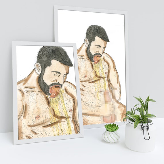 Gay art - Original illustration - Original drawing - Gay Illustration - Gay Lifestyle - Gay - Gay drawing