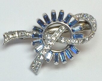 Deco Wedding Hair Clip, Something Blue, Wedding headpiece, Wedding clip, Bridal Hair Clip