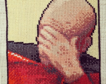 Facepalm - Punto de cruz