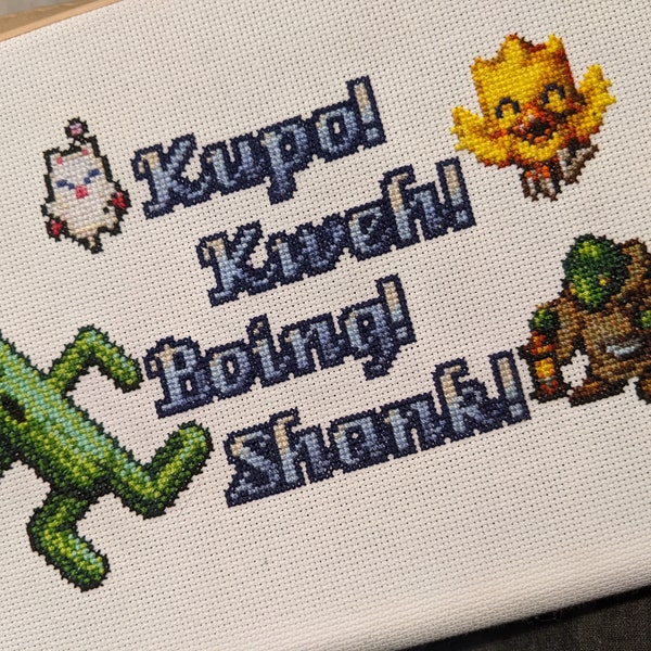 Final Fantasy - Cross Stitch Pattern