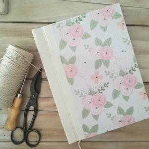 Diario giardinaggio, quaderno per poesie, taccuino in carta riciclata fatta a mano
