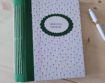 Gratitude Diary, Mindfulness Diary, Recycled Paper Diary, Wellness Diary