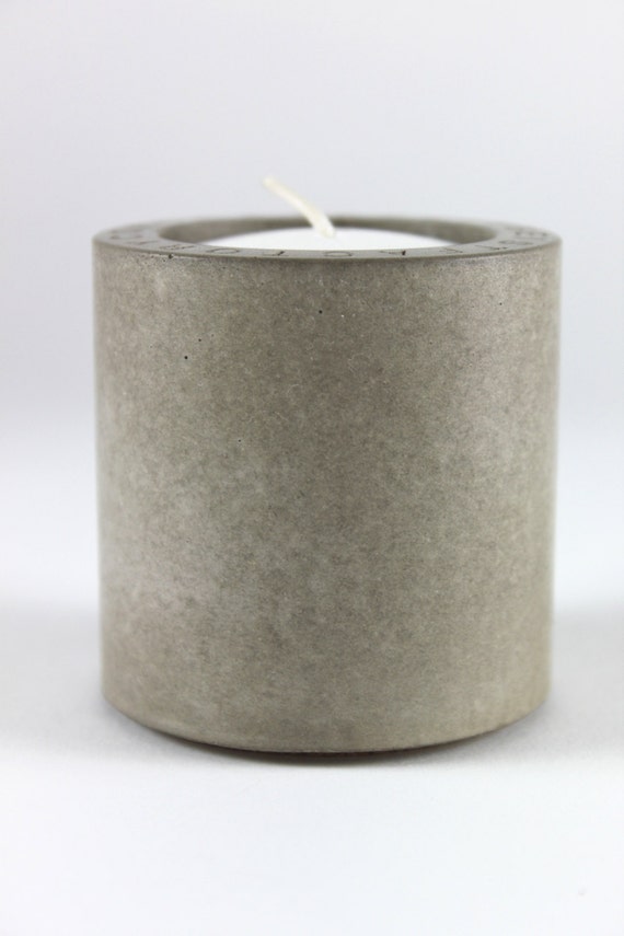Items similar to Concrete Votive Holder. Cement Votive Holder. Votive