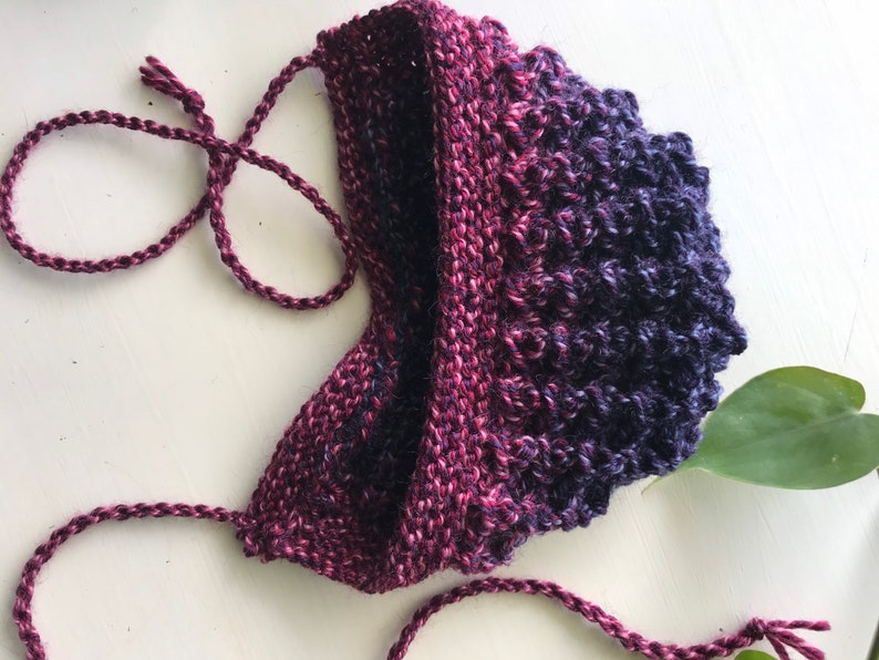 Wool Knit NewbornInfant Bonnet