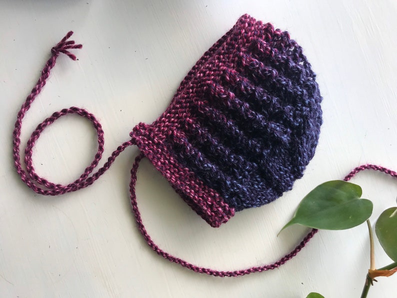 Wool Knit NewbornInfant Bonnet