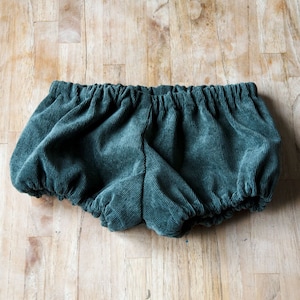 Brown velvet bloomer size 6 months to 4 YO