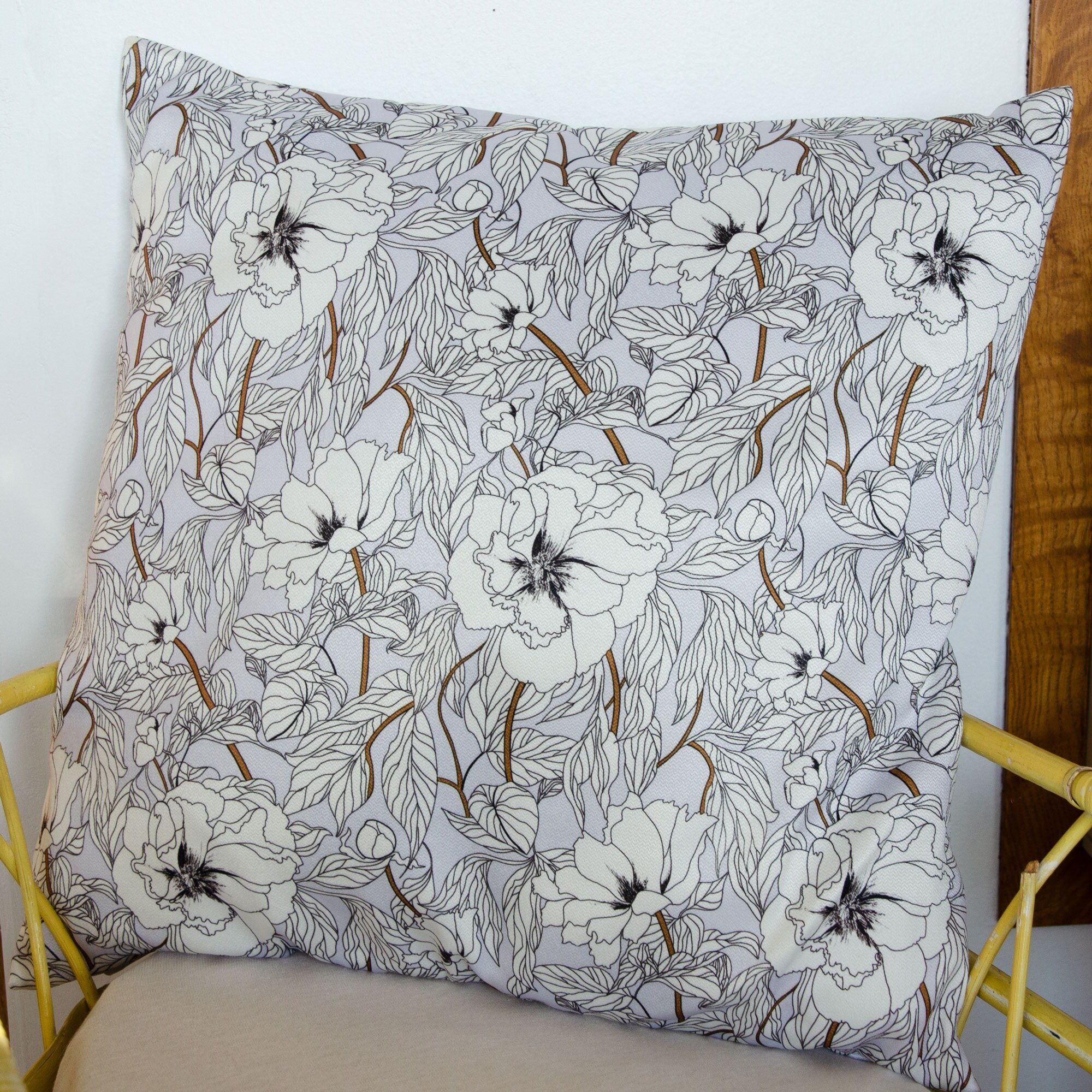 Coussin Carré 45x45 cm en Crête de Polyester