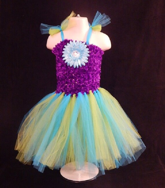 purple and green tutu dress Purple, Black and Green Tutu Dress, Halloween Tutu Dress Size Nb to 14years